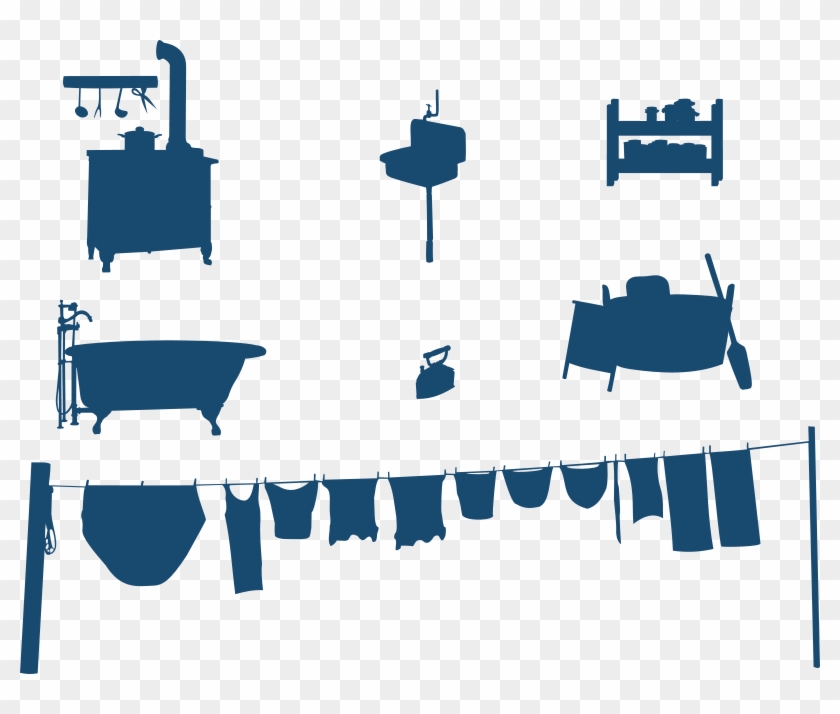 Week 3 Budgeting, Meal Planning, Homemaking - Clipart Clothes On Washing Line Png #1419774