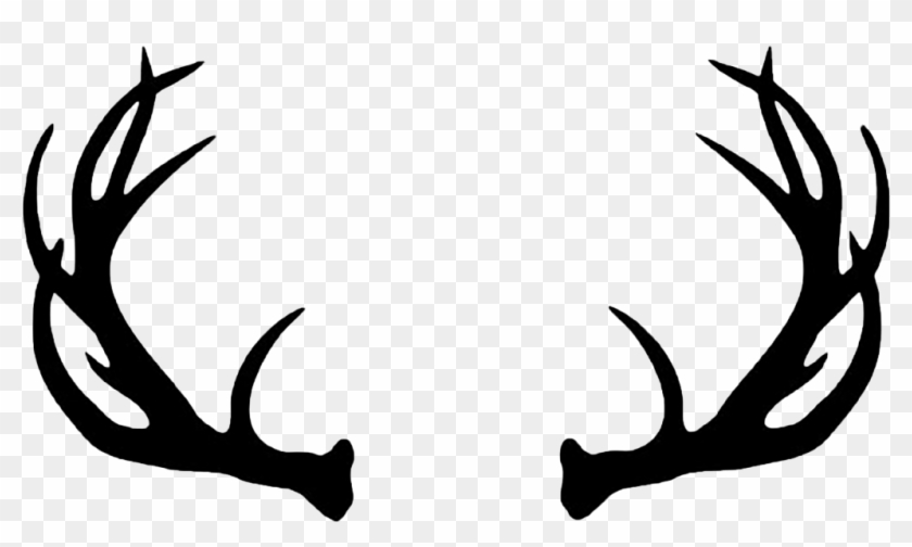 Call 20clipart - Deer Antlers Clipart Black And White #1419814