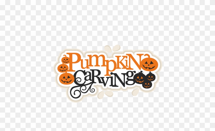 Pretty Pumpkin Carving Clipart Pumpkin Carving Title - Pumpkin Carving Decorating Contest #1419826