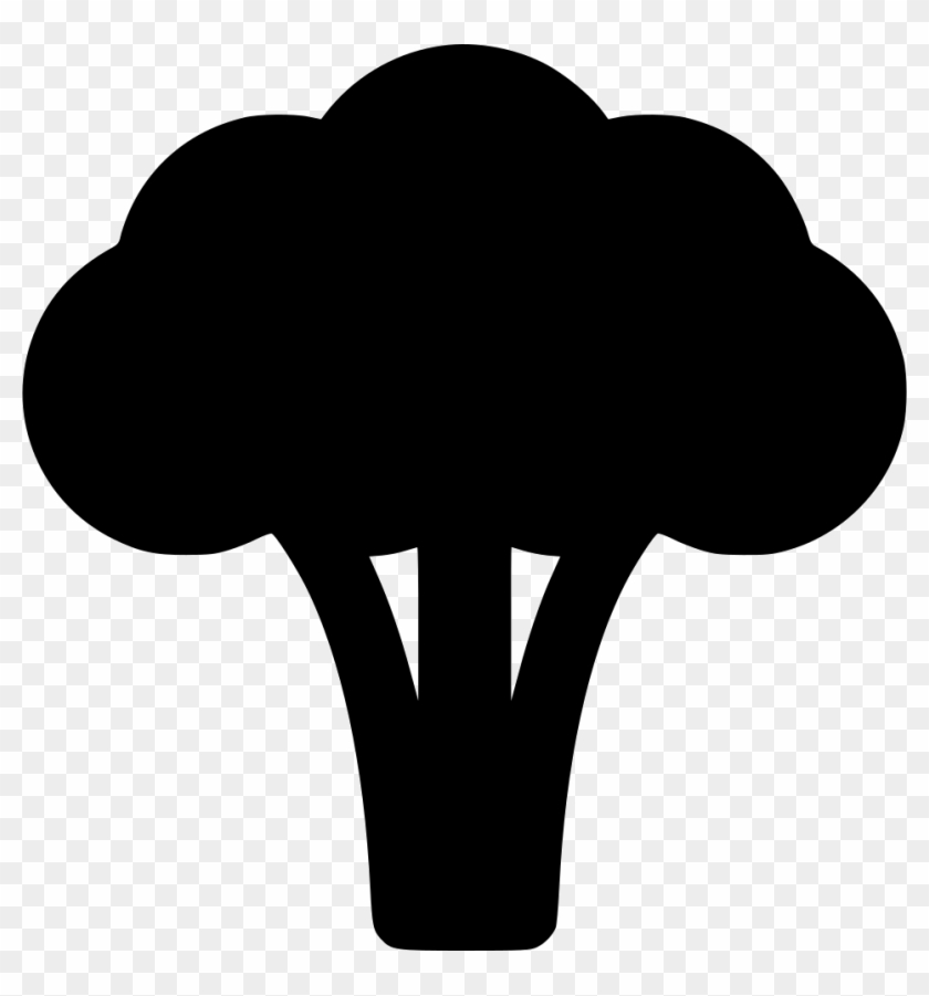 Broccoli At Getdrawings Com Free For Personal - Free Cartoon Broccoli Silhouette #1419832