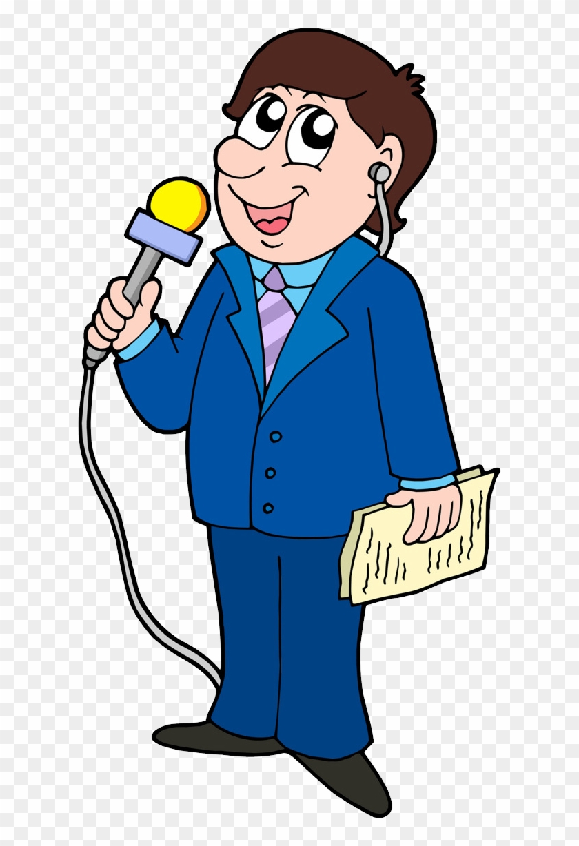 Reporter Png - Journalist Cartoon #1419845