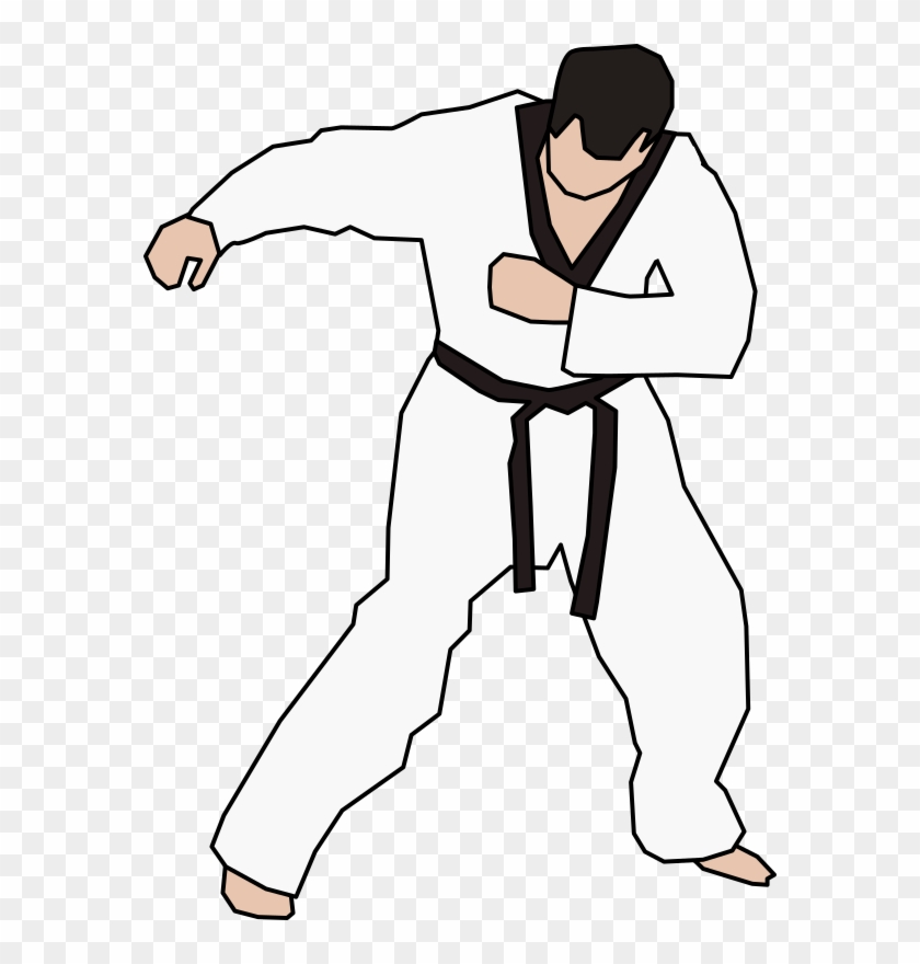 Martial Arts Clip Art - Fighter Taekwondo #1419956
