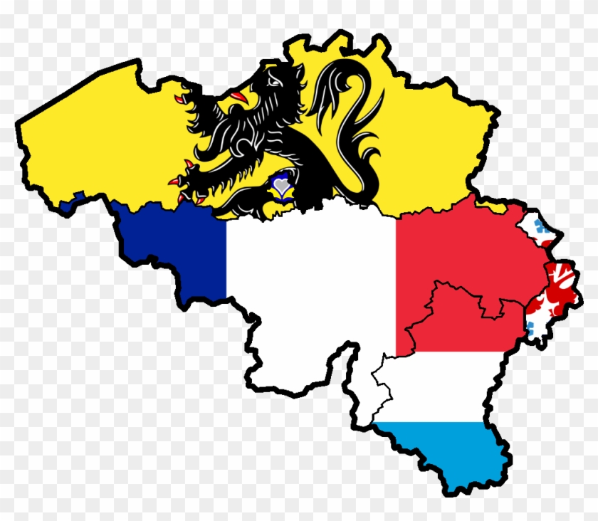 German Clipart Flag Belgium - Flag: Flanders (flemish Region) #1419959