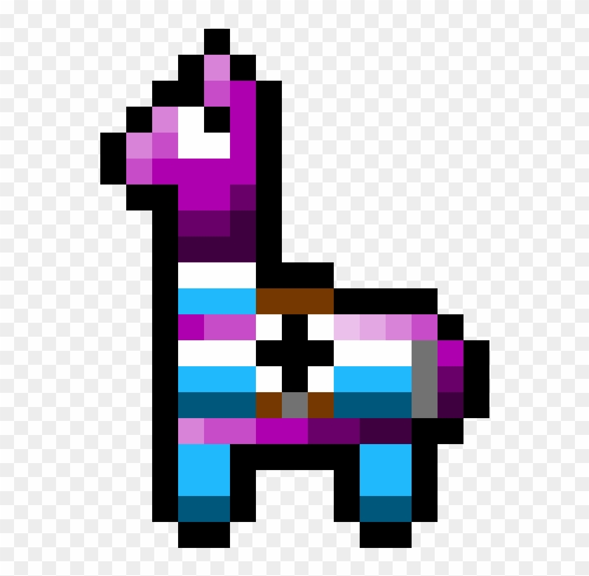 Llama Fornite Png Clipart Freeuse Library - Pixel Art Fortnite Llama #1419979