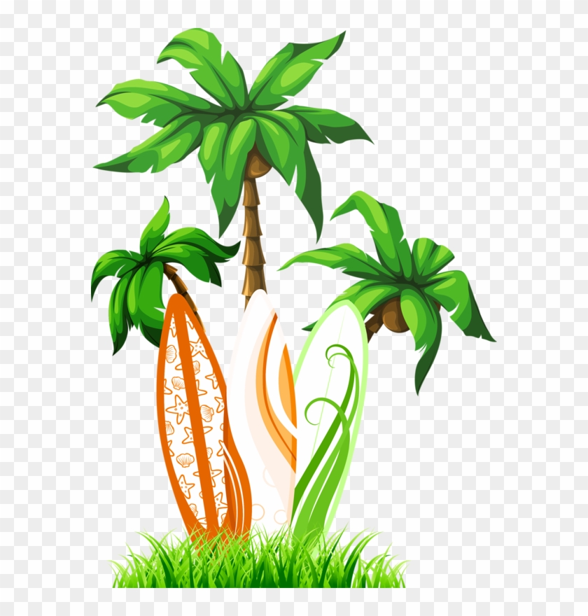 Download Summer Palm Trees Clipart Palm Trees Clip - Palm Tree Vector #1420024