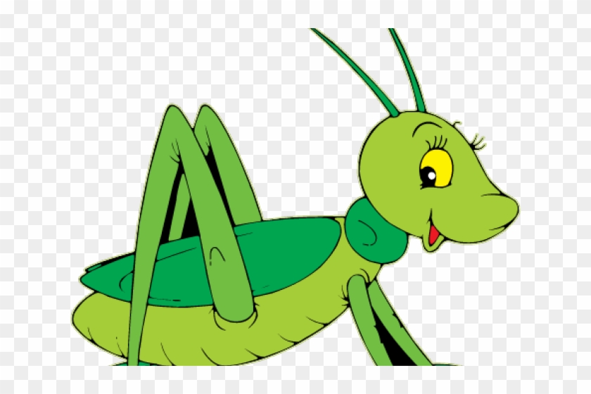 Grasshopper Clipart - Cartoon Grasshopper #1420198