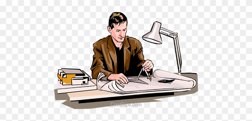 architect at work clipart