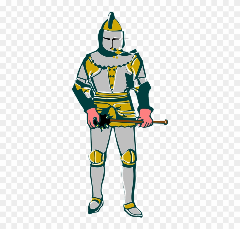 Man Free Vector Graphic On Pixabay Armor - Medieval Knight Clipart Png #1420385