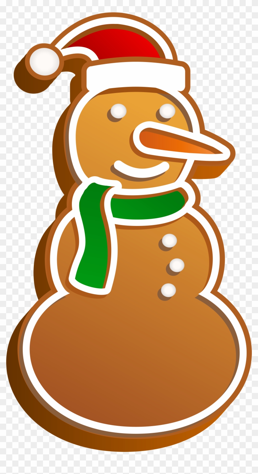 Free Png Snowman Gingerbread Cookie Png Png Images - Gingerbread Snowman Clip Art #1420597