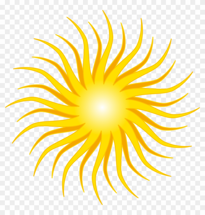 Clip Art Yellow Transprent Png Free - Sun Logo Black Background #1420638