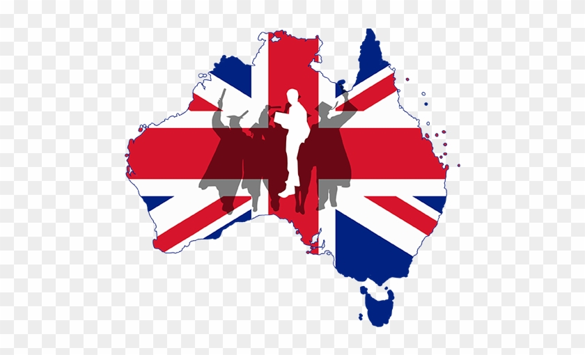 Migration Clipart Student - United Kingdom And Australian Flag #1420726