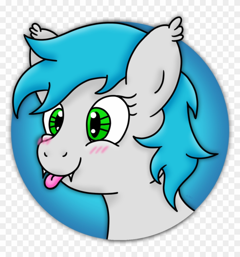 Deltaryz, Avatar, Bat Pony, Blep, Blushing, Commission, - Artist #1420739