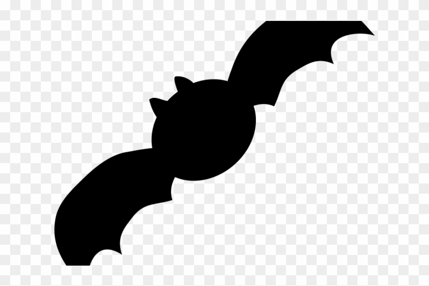 Png Black And White Download Clipart Bat - Black Bat Clip Art #1420743