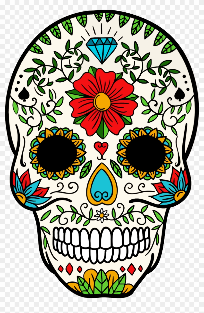 Big Image - Day Of The Dead Cartoon Skulls #1420763