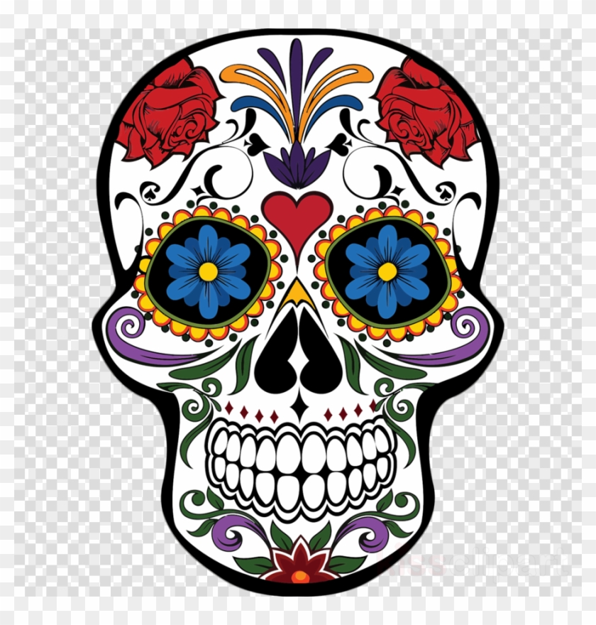 Download Mexican Day Of The Dead Skull Clipart Day - Mascaras De Calaveras Pintadas #1420772