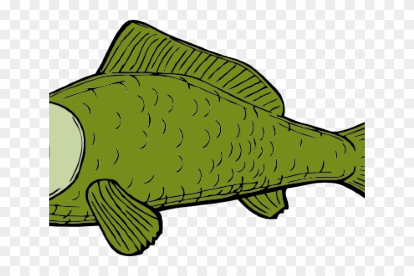 Dead Fish Clipart - Green Fish Shower Curtain #1420779