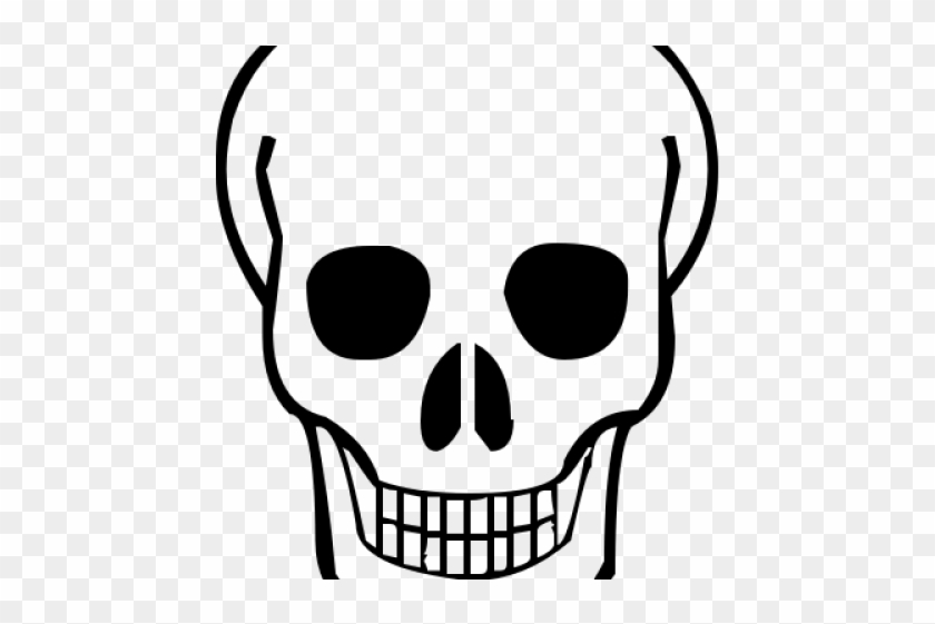 Dead Clipart Skull Bone - Easy Simple Skull Drawing #1420814