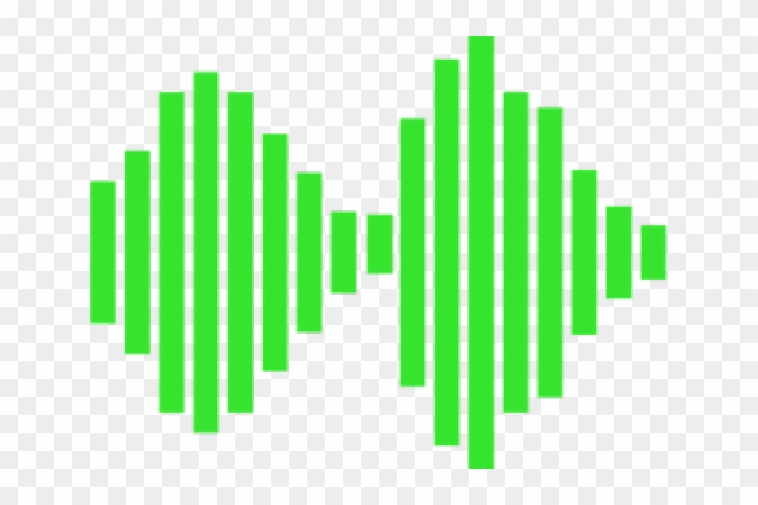 Sound Wave Clipart Clip Art - Green Music Wave Transparent #1420861