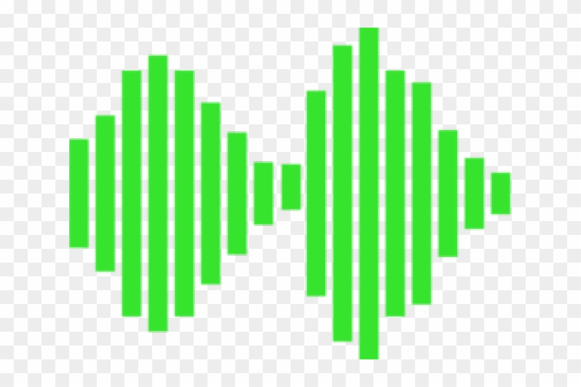 Sound Wave Clipart Clip Art - Green Music Wave Transparent #1420861