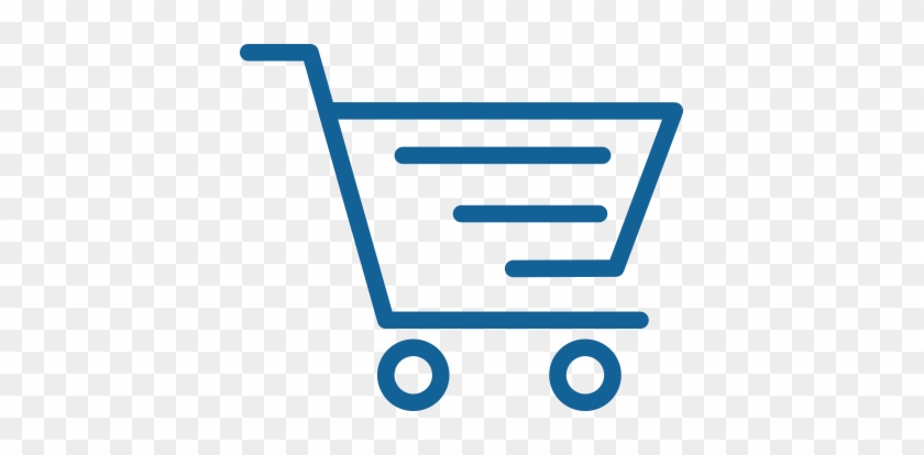 School Storefront Online E-commerce Ordering System - Transparent Black Shopping Cart Icon #1420950