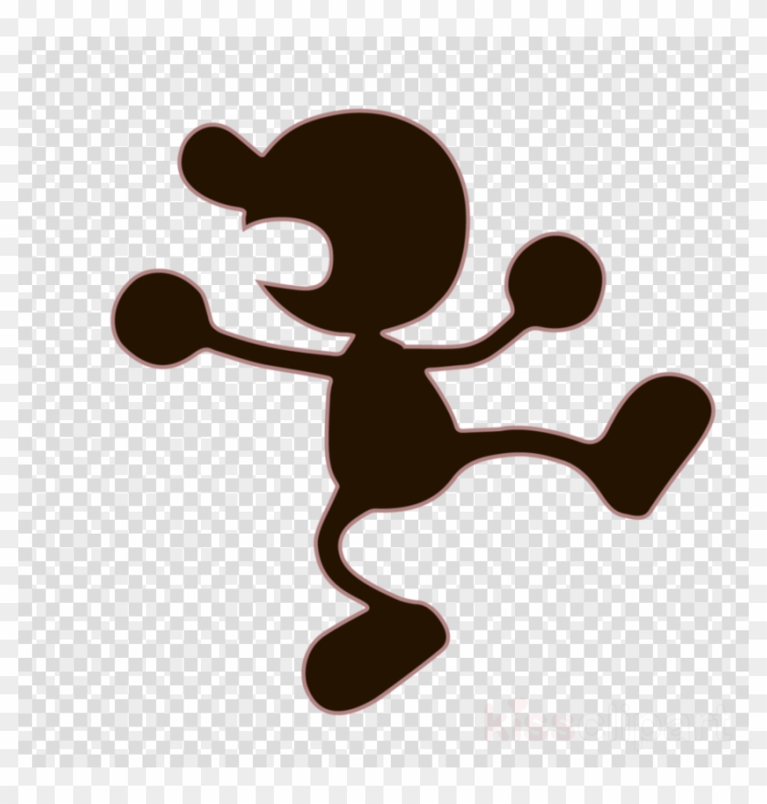 Mr Game And Watch Sticker Clipart Super Smash Bros - Mr Game And Watch Smash Ultimate #1421018