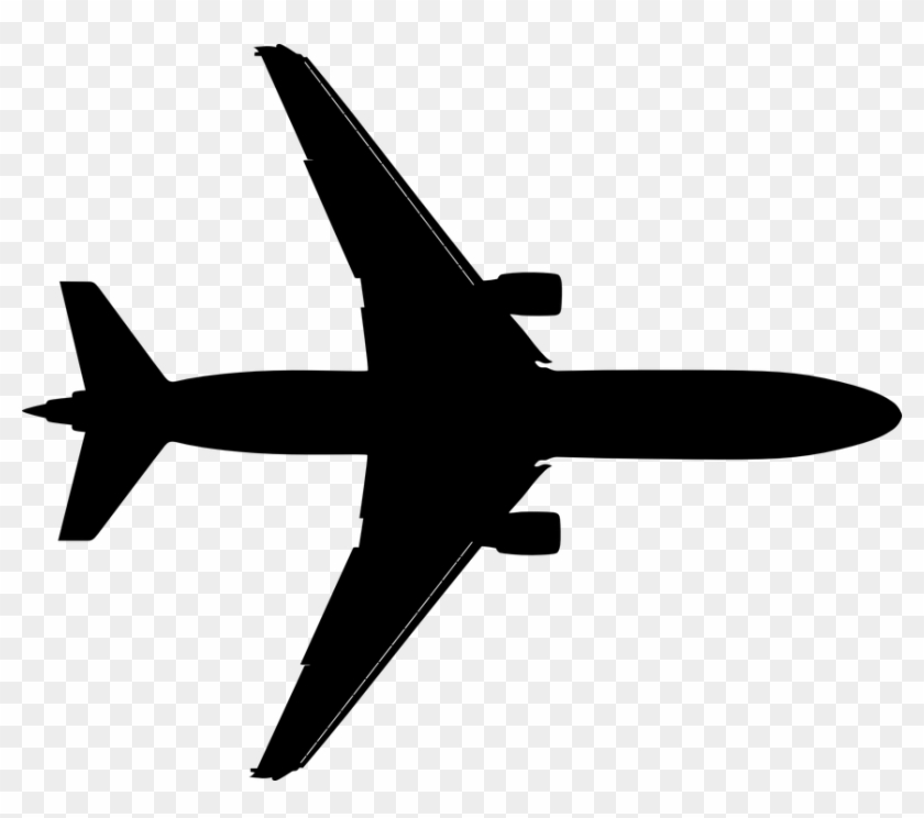 Black And White Airplane Pictures Collection Imagem - Aeroplane Clipart #1421069