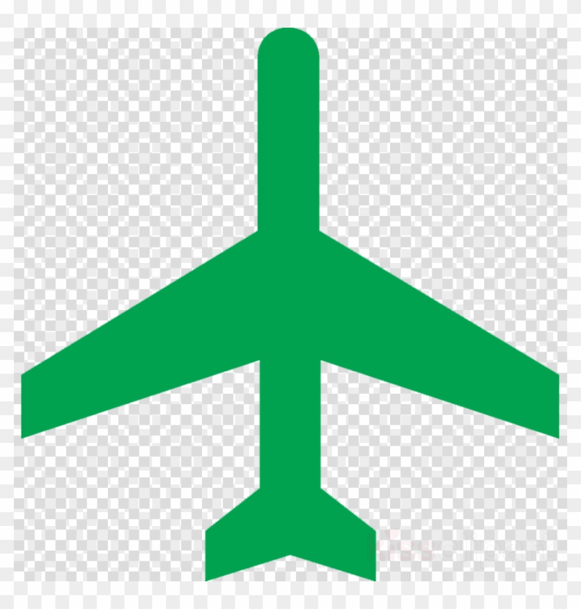 Plane Symbol Clipart Airplane Aircraft Clip Art - Airplane Icon Transparent Background #1421167