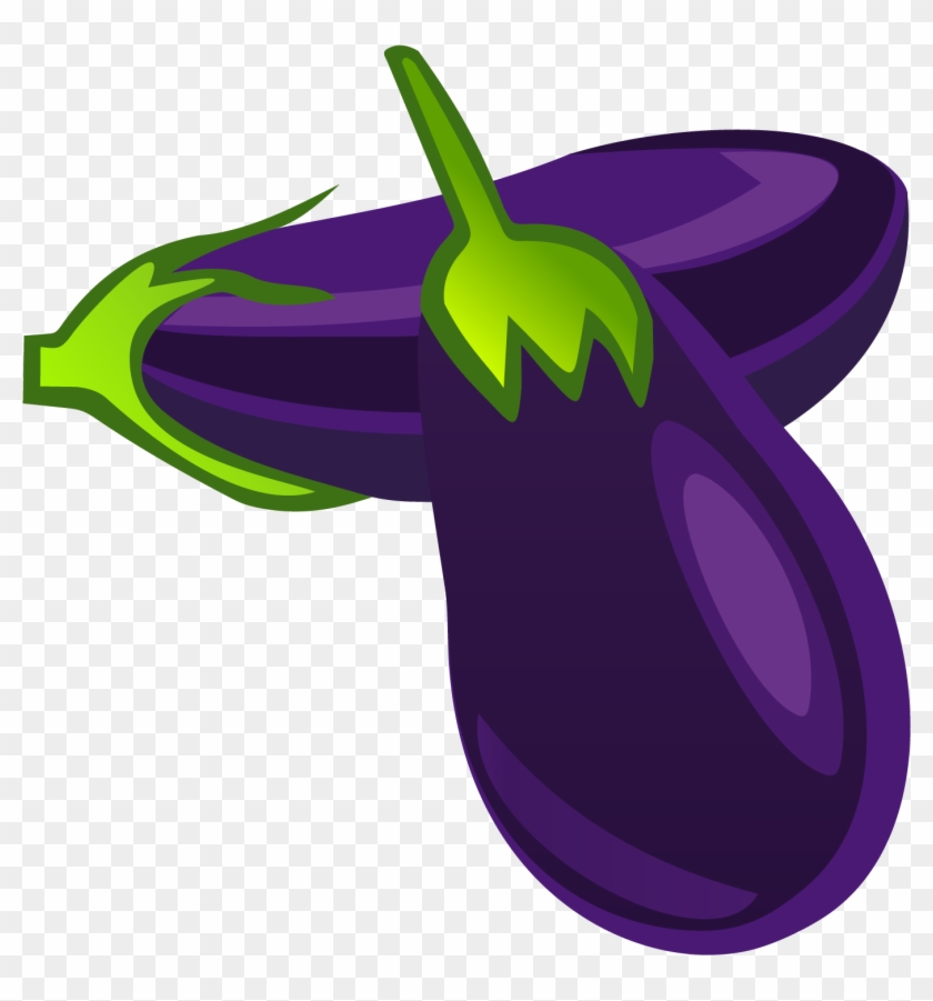 Eggplant Clipart Vector - Eggplant Sticker #1421389