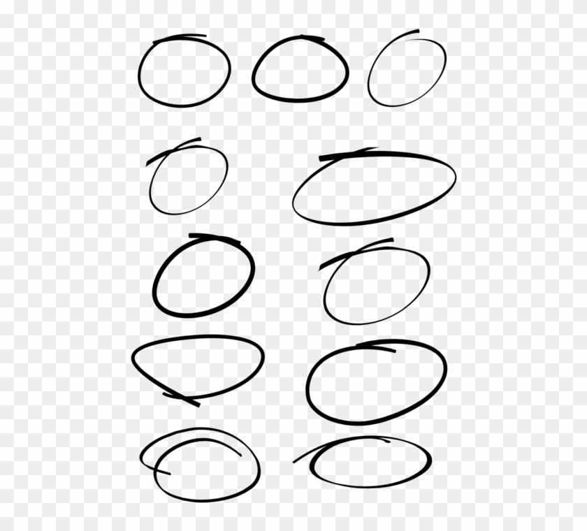 All Photo Png Clipart - Handwriting Circle #1421706