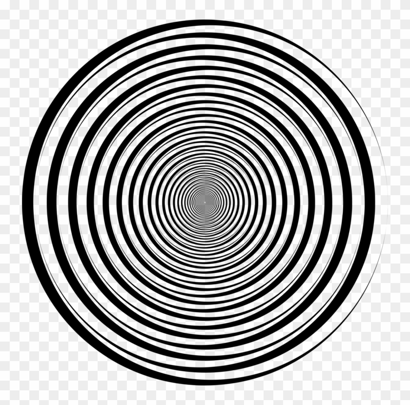 Spiral Uzumaki Black And White Circle - Junji Ito Spiral Gif #1421718