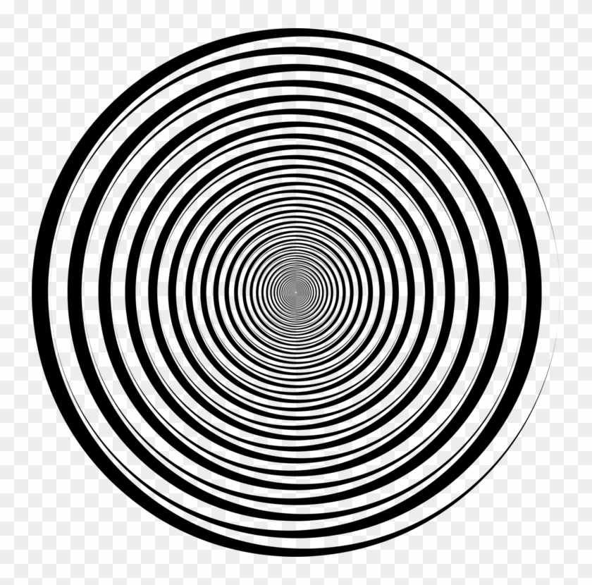 Spiral Uzumaki Black And White Circle - Junji Ito Spiral Gif #1421718