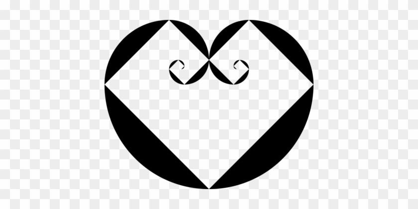 Golden Ratio Geometry Angle Love - Clip Art #1421732