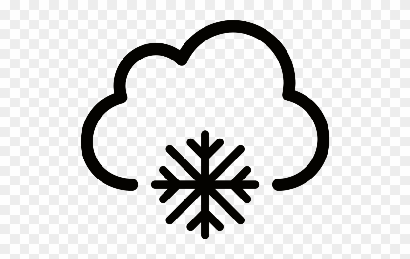 Weather 18 Blizzard, Blizzard, Cloud Icon - Ice Particle #1421762
