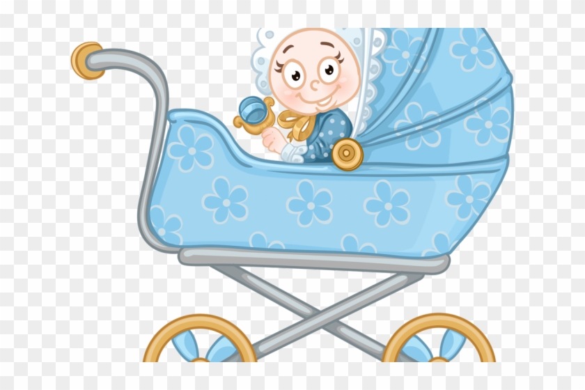 Orange Clipart Baby Carriage - Детский Альбом #1421794