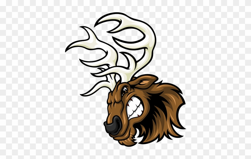 Deer Clipart Angry - Angry Moose Sticker #1421883