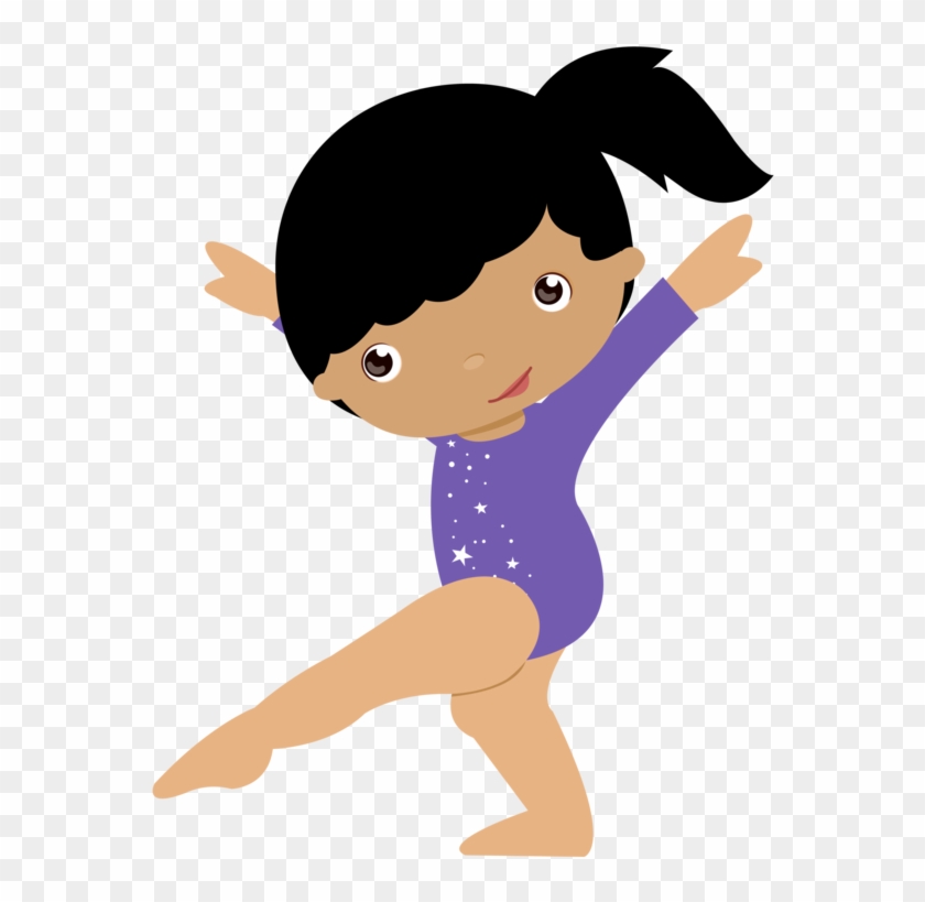 Gymnast Clipart Flexibility Gymnastics - Ginastica Ritmica Desenho Png #1421888