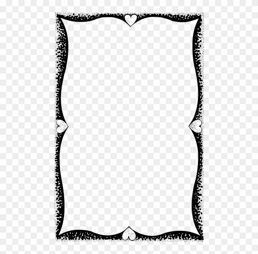 All Photo Png Clipart - Love Frame Black And White #1421989