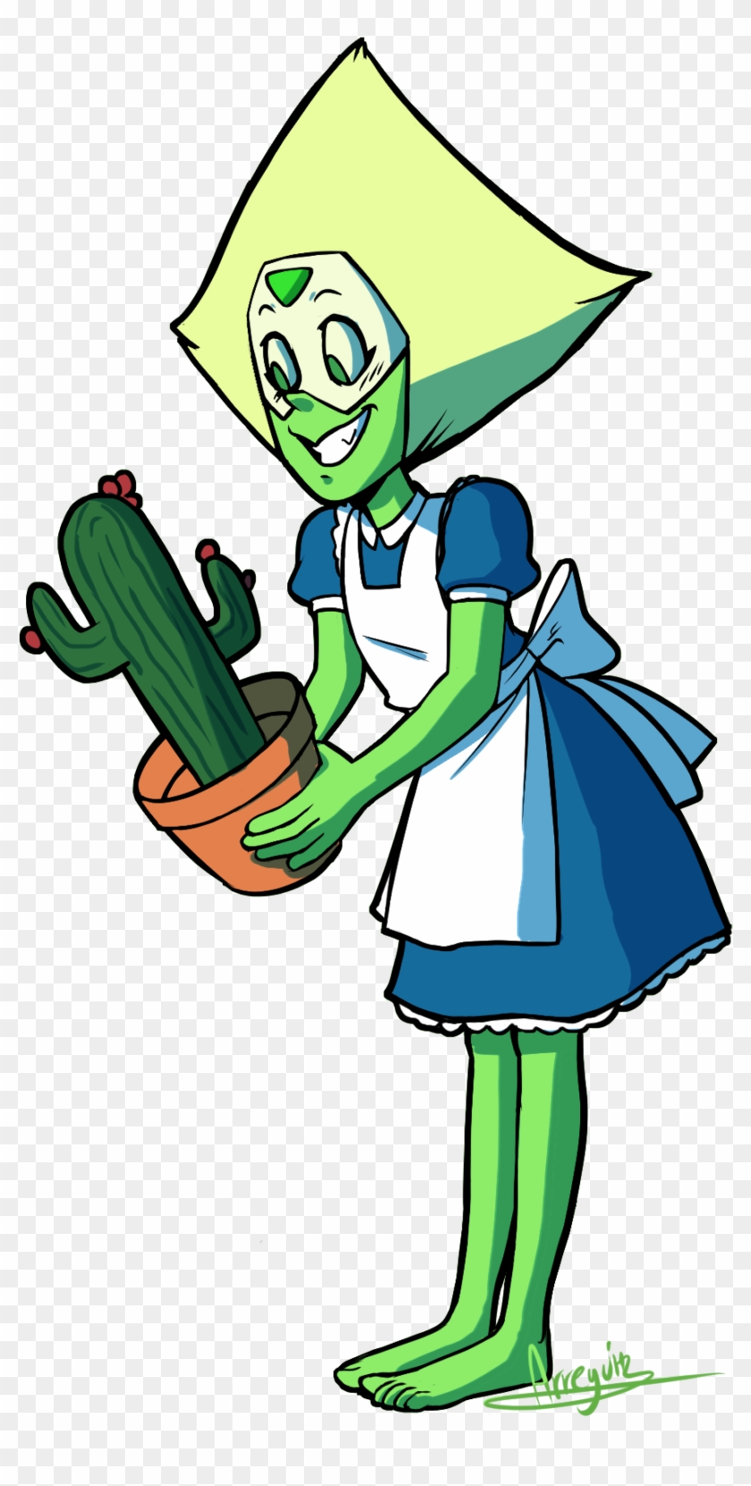 “drew A Cactus Holding Another Cactus - Cartoon #1422045