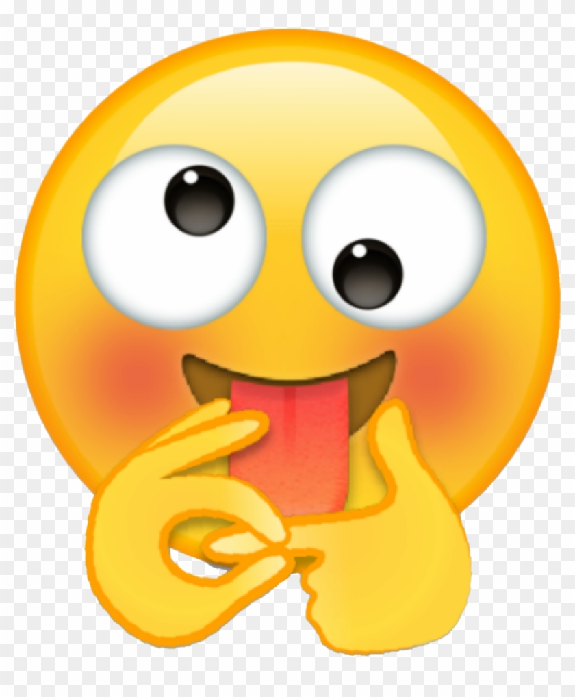 Sticker Emoji Emoticon Sex Dizzy Yellow Tongue Custom - Imagenes De Emojis Tonto #1422178