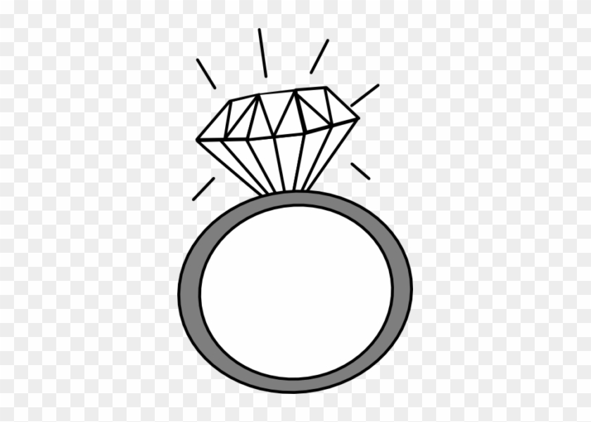 Silver Clipart Black And White - Wedding Ring Clipart #1422281