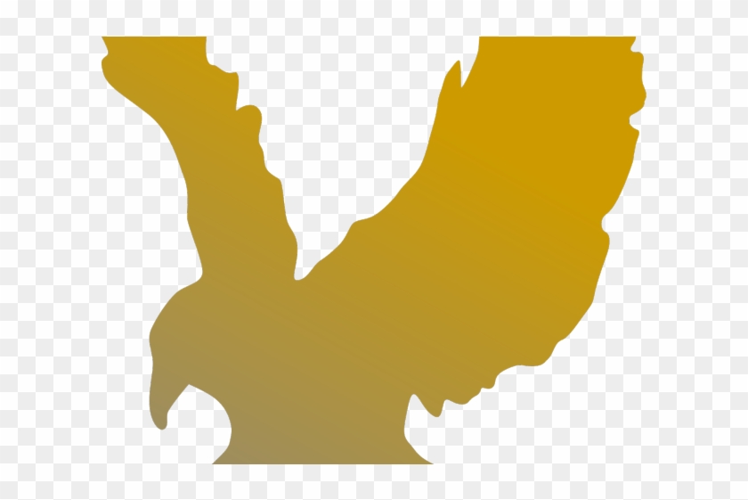 Golden Eagle Clipart Spread Wing - Auburn Eagle #1422292