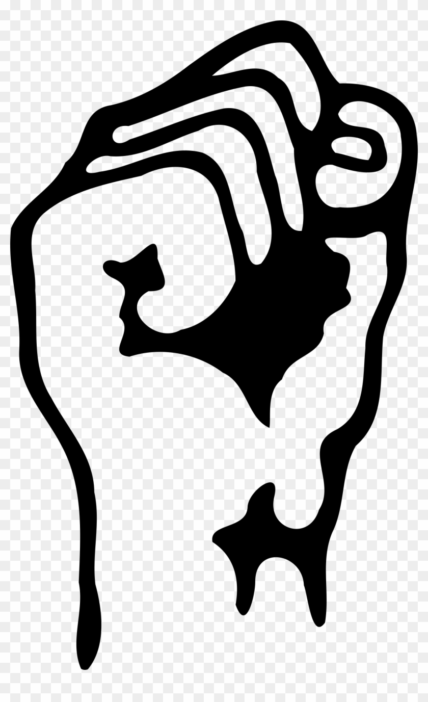 Free Stock A Raised Fist Big Image Png - Power Clipart Png #1422380
