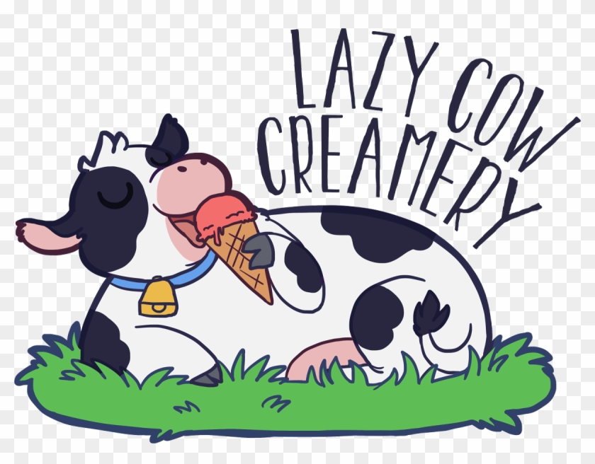 Picture Black And White Stock Crazy Cow Clipart - Lazy Cow Creamery Cookeville #1422483