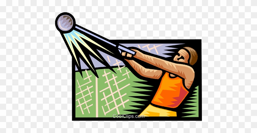 Hammer Throw Royalty Free Vector Clip Art Illustration - Illustration #1422584