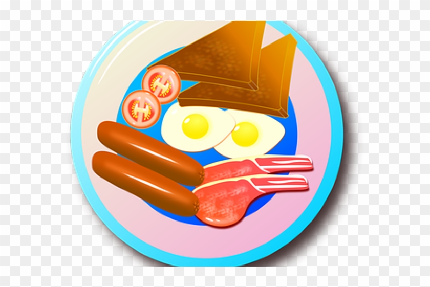 Sausage Clipart Egg Sausage - Vector Sarapan #1422609