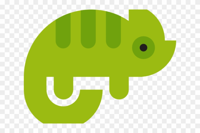 Chameleon Clipart Single Animal - Circle #1422615