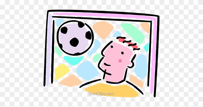 Soccer Goalie Royalty Free Vector Clip Art Illustration - Soccer Goalie Royalty Free Vector Clip Art Illustration #1422620
