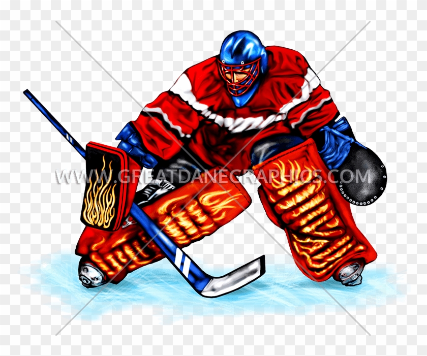 Block Production Ready Artwork For T Shirt - Ice Hockey #1422625