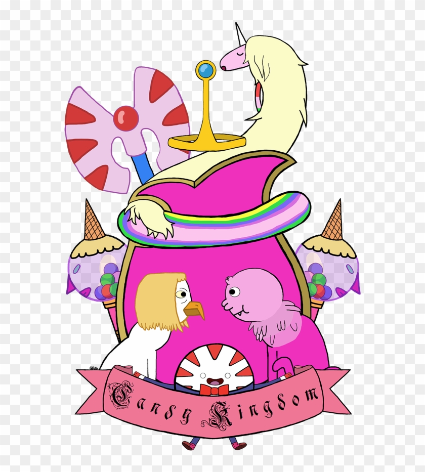 Candy Kingdom Heraldic Shield By Mrcaputo Candy Kingdom - Adventure Time Candy Kingdom Art #1422696