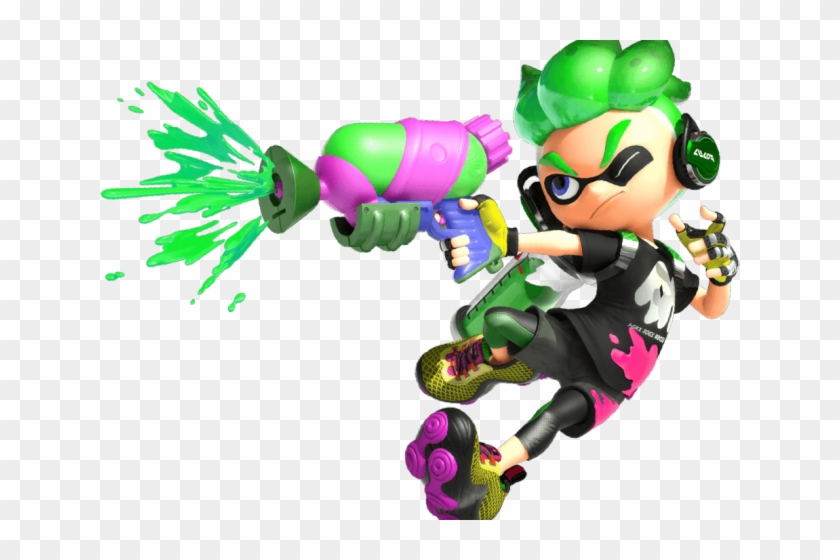 Playing Clipart Cooperative Play - Splatoon 2 Inkling Boy Render #1422790